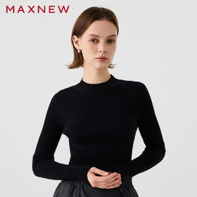 【毛衫】半高领修身毛衫1N4222502