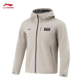 李宁运动风衣男子2024冬季新款机能全天候系列健身连帽外套AFDUC71