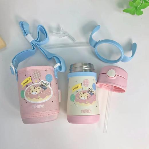 2024冬魔膳师x巧虎高真空保温杯吸管杯+把手+萌趣甜甜圈杯套350ml 商品图4