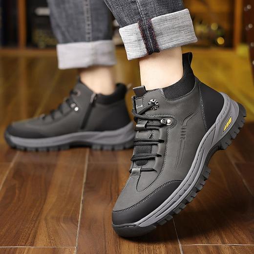 【羊毛内里】圣得西爸爸鞋加绒耐磨百搭工装鞋防寒保暖休闲鞋2462964132 商品图3