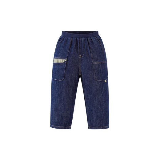 【软牛仔】迷你巴拉男女童裤子2025春新品棉感萝卜裤牛仔裤 商品图4