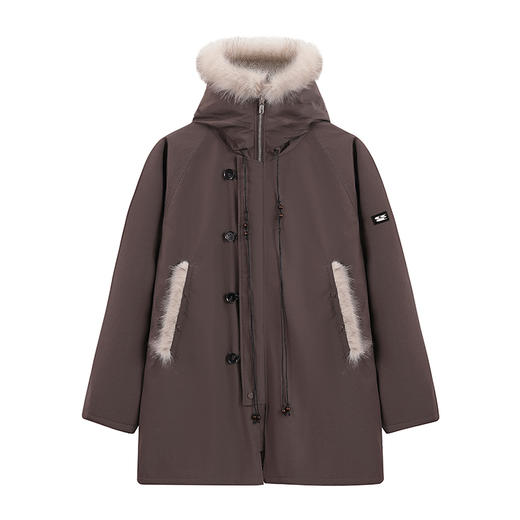 CryingCenter 阿尔法保暖棉毛领风衣 哭喊中心 商品图7