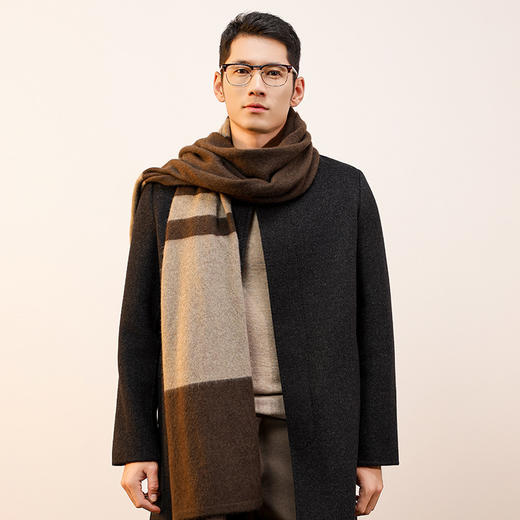 SHOKAY 【云绒】100%牦牛绒拉绒披肩 & 帽子  100%牦牛绒，质地柔软手感细腻 商品图4