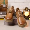 圣得西男鞋冬季新款男士青年户外潮流头层牛皮圆头系带工装鞋2462964110 商品缩略图1