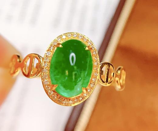 1.54ct蛋面祖母绿戒指 商品图2