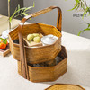 手工竹编楚湘双层提盒 商品缩略图2
