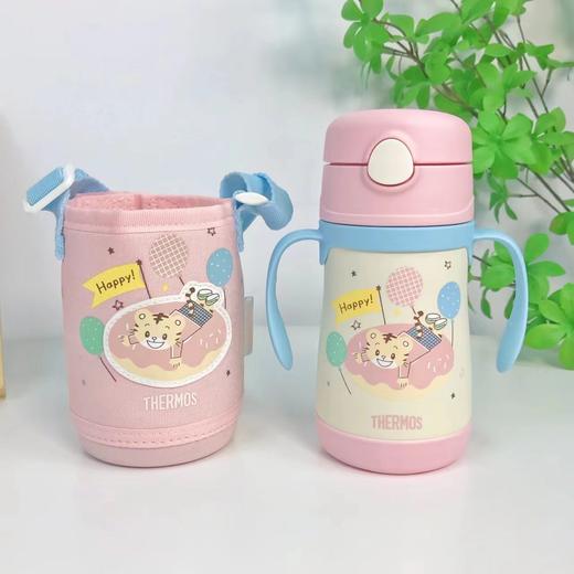2024冬魔膳师x巧虎高真空保温杯吸管杯+把手+萌趣甜甜圈杯套350ml 商品图1