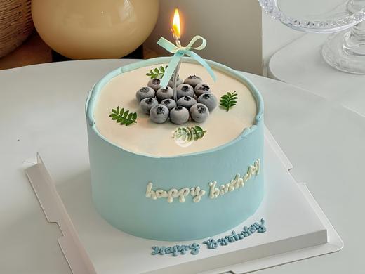 『仲夏夜』简约蓝莓蛋糕 商品图0