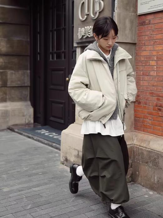 步履不停/4D25006C/立领防风小个子夹克短棉服外套上衣 商品图2