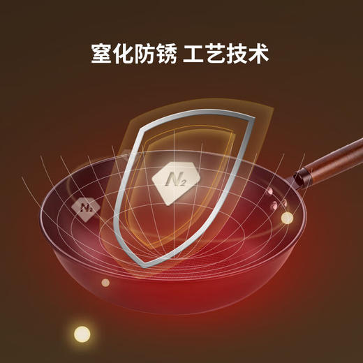 【分仓直发包邮】三禾火焰纹老铁锅三件套T322 商品图4