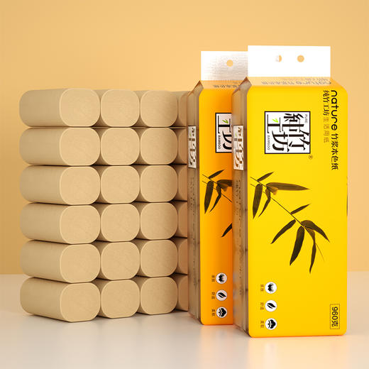 【自营】蓝漂纯竹工坊竹浆本色无芯卷纸 4层加厚960g/提卫生纸家用厕纸CZGF-0194 商品图7