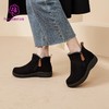 PANSY盼洁女鞋羊毛短靴妈妈鞋冬季4128 商品缩略图2