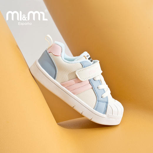 M1&M2儿童童鞋斜纹绒板鞋M91844102 商品图5