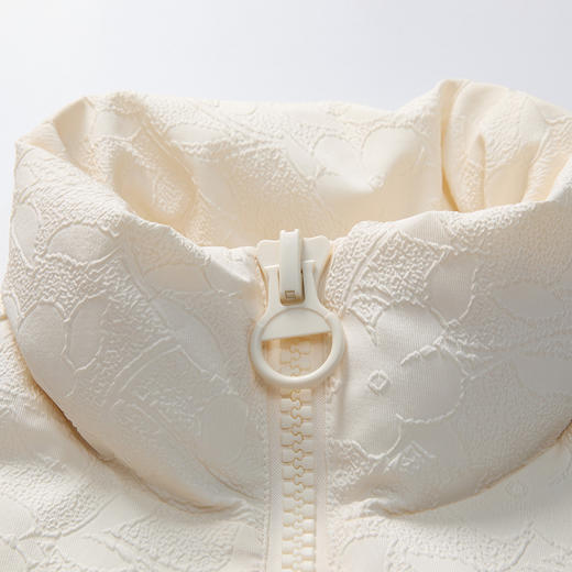 谜底羽绒马甲女2025春季新款百搭特色短款立领鸭绒马夹255MY3009 商品图3