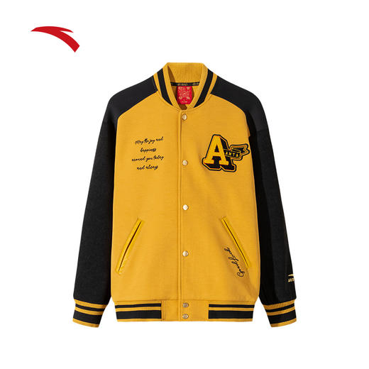 安踏好事发生丨新年款棒球服夹克男士冬季潮流休闲外套152518701S 商品图1