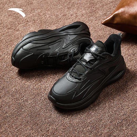 安踏潮拜5S丨软底舒适潮流休闲鞋男新款短绒运动鞋男鞋112448841 商品图4