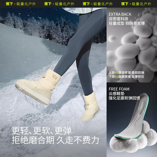【上新！】女士户外保暖气绒靴CL69624 商品图6