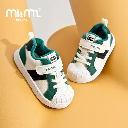 M1&M2儿童童鞋斜纹绒板鞋M91844102 商品图2