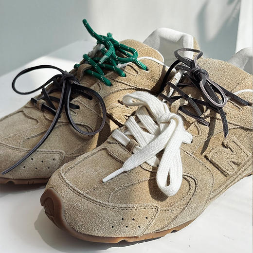 【顺丰包邮】35852 洛诗琳秋冬设计感撞色鞋带休闲德训鞋女524706 商品图2