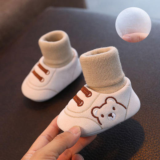 秋冬婴儿0-1岁布鞋简约男女宝宝室内防滑学步鞋 商品图9