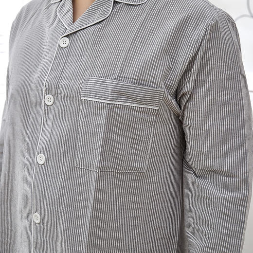 无*良品同款 情侣款水洗棉长袖家居服套装 商品图1