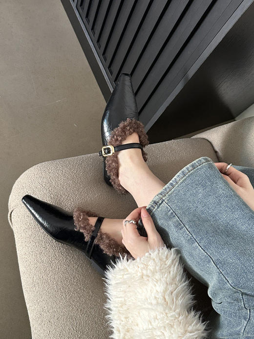 【温度风度并存】法式方头一字带玛丽珍KS1796/KS1798 商品图6