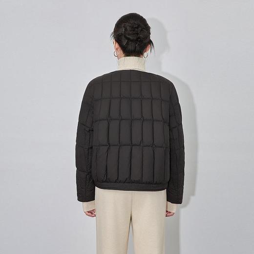 【高货wl】全新升级【铂金会员431/天猫579/差价148】(93113) 洛诗琳秋冬女款圆领鸭绒短款轻薄保暖羽绒服宽松显瘦外套 商品图3