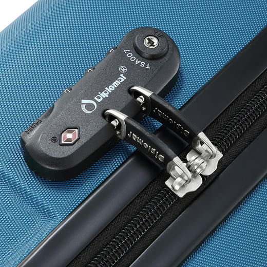 外交官20寸拉杆箱冰晶蓝HM-6702-1【分仓直发，72小时发货，周末节假日不发货】 商品图4