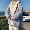 【羊羔毛棉衣】冬季绒厚外套棉服 青少年美式潮连帽 保暖冬装提花外套  商品缩略图3