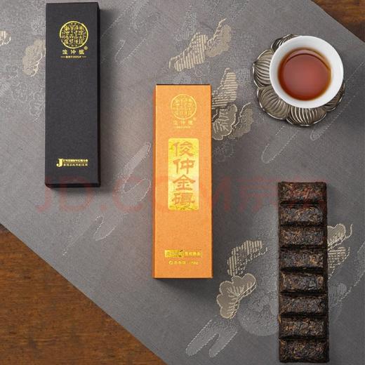 俊仲号普洱熟茶俊仲金砖老树普洱砖茶云南熟普木盒茶叶768g送礼盒装  包邮 商品图2