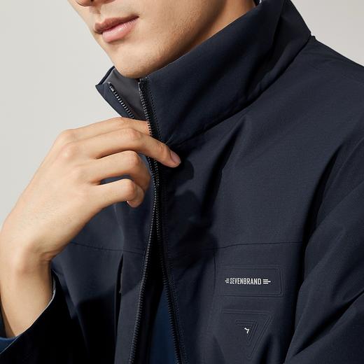 【双面穿】柒牌男士夹克2024秋季新款时尚休闲御寒保暖茄克衫外套127K70970 商品图2