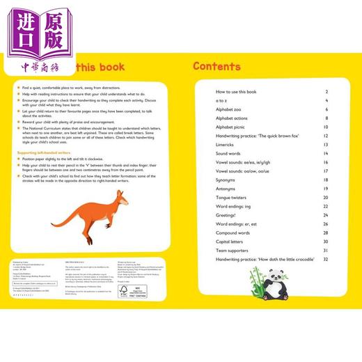 【中商原版】Handwriting Ages 7-9 柯林斯易学儿童：书写 7-9岁 英文学习 港台原版  商品图2