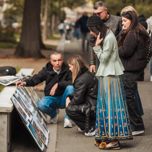 【林栖设计小店】（现货）青绿渐变马面裙国潮风绣花改良2025春季女装新中式半身裙子1951001 商品图2