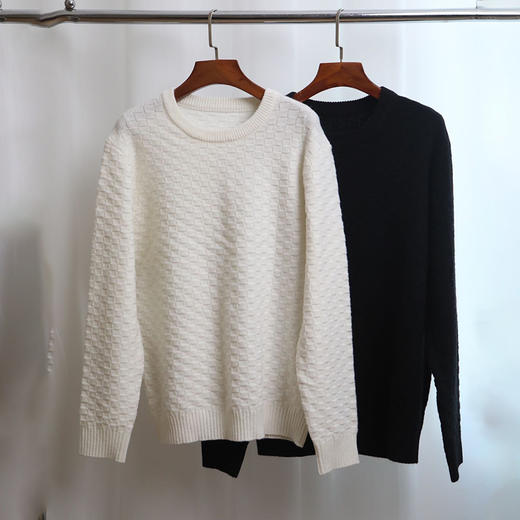 【LV同款】LPIUTY美利奴羊毛棋盘格男士羊毛衫C12TJ-99991（下单3-7天发货） 商品图7