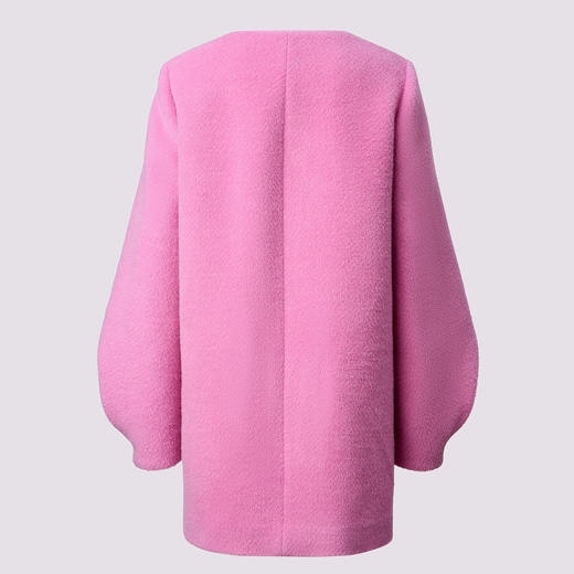 浪漫优雅芭比粉钉珠钻扣毛呢外套MF85CT753 商品图4