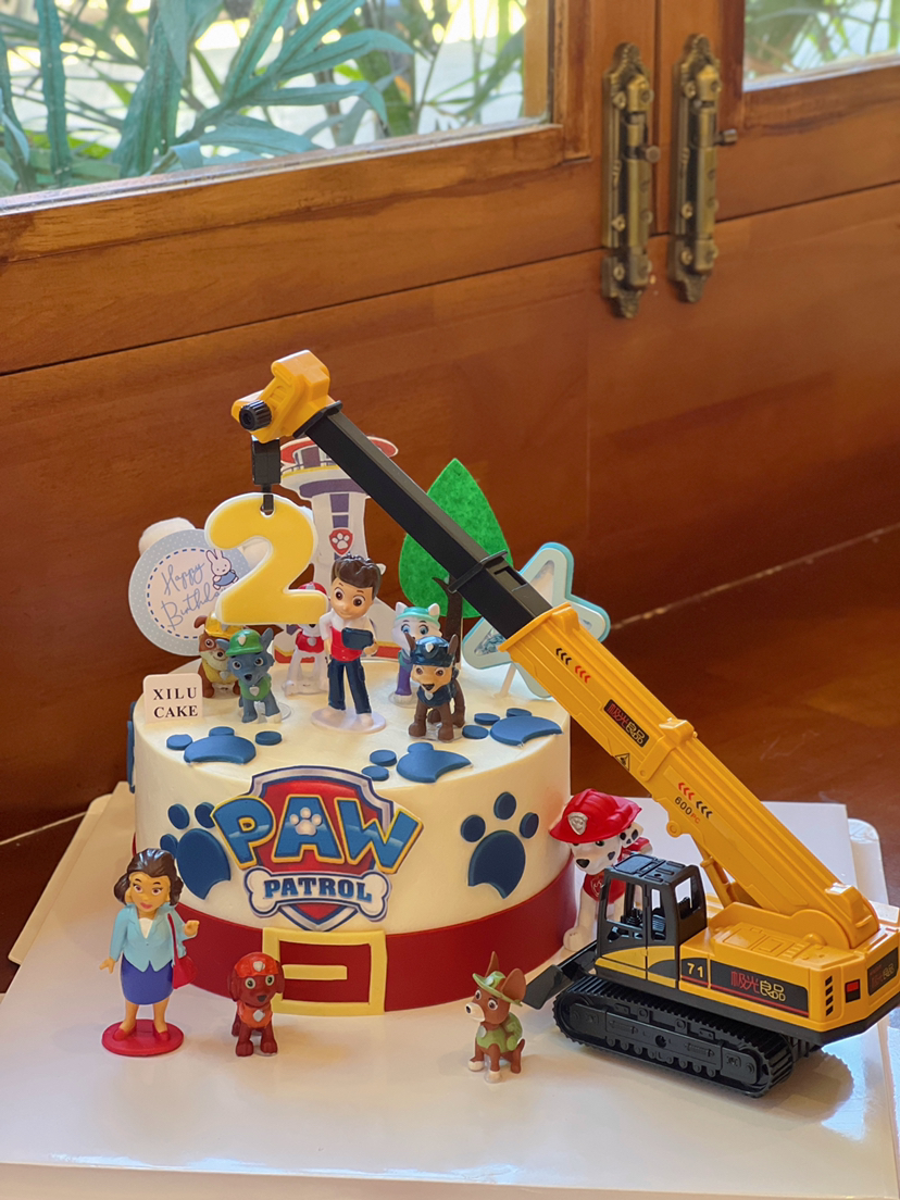 汪汪队吊机主题（下单需备注年龄）