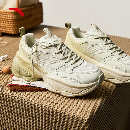 【399任选2件】安踏坚果2.0丨厚底老爹鞋女春季新款潮流运动鞋女鞋122518891 商品图4