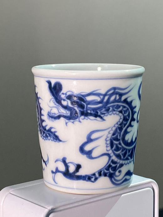 【元岚堂】元青花龙纹迷你可乐杯 商品图0