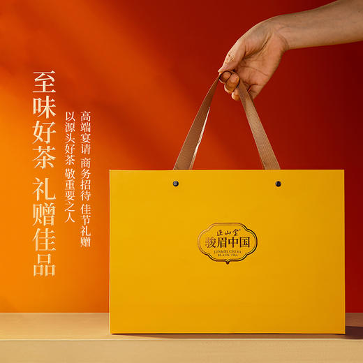 正山堂骏眉中国 六雅天成礼盒装 特级红茶正宗茶叶年货送礼长辈180g 商品图2