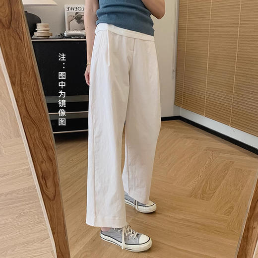裁缝学苑AS372遮胯直筒裤纸样女装休闲裤显瘦阔腿裤子版型图纸 商品图3