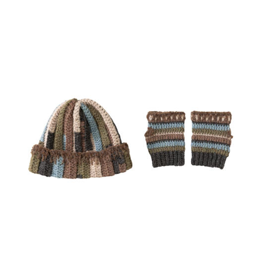 苏苏姐家拾悦帽子手套套装手工DIY钩针羊毛毛线团自制材料包 商品图5