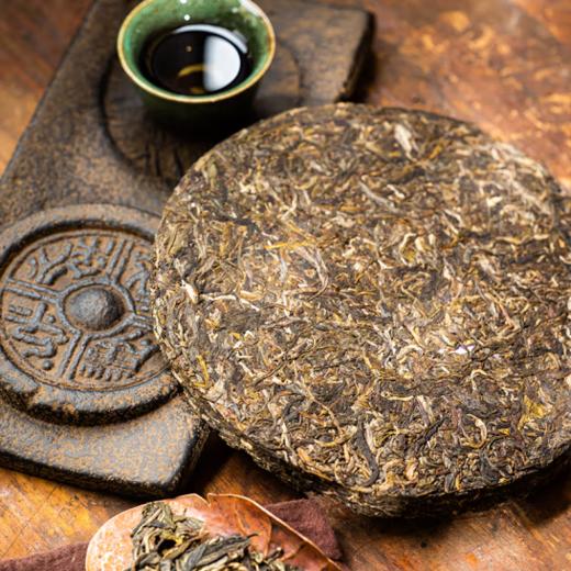 俊仲号紫條王普洱茶生茶茶饼盒装 【口粮尝鲜品鉴】500克  包邮 商品图3