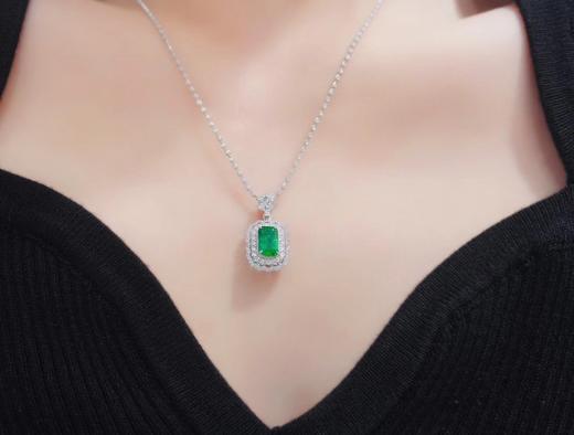 1.8ct刻面祖母绿吊坠 商品图3