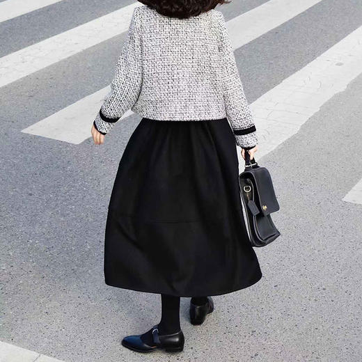 【顺丰包邮】40209 洛诗琳简约显瘦设计感郁金香花苞半身裙女2492 商品图4