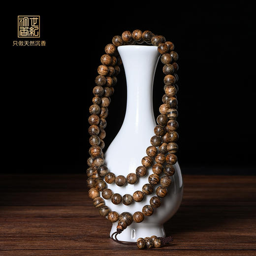 天然芽庄沉香/九分沉/8.5mm*108颗/32.8克/SP8047 商品图0