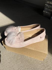 【超惠秒】UGG 女士 真皮轻便舒适平底豆豆鞋/休闲鞋 11346