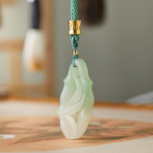 （下单赠紫金砂桃花串）汀青·大师亲雕老熟料孤品 | 件件镯心老熟料，大师亲雕，手艺繁复，可代代传承 商品图2