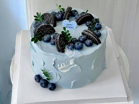 『冰心蓝莓』森系生日蛋糕