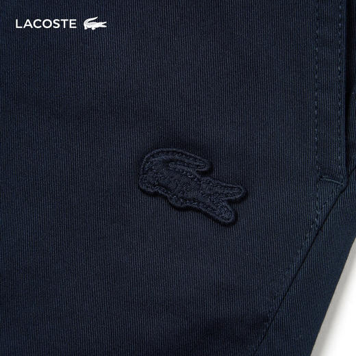 Lacoste【王一博同款】法国鳄鱼男装新款时尚直筒长裤HH0713-98 商品图4
