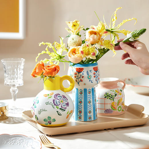 中国JOYYE旅绘丛林花瓶套装混色 商品图3